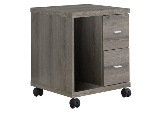 Office, File Cabinet, Printer Cart, Rolling File Cabinet, Mobile, Storage, Work, Brown Laminate, Contemporary, Modern