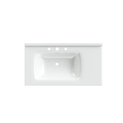 Sinks rectangular 36 inch bathroom sinks, modern rectangular countertop bathroom sinks, porcelain ceramic bathroom sinks.White, 36''W x 20''D ---Sink only.