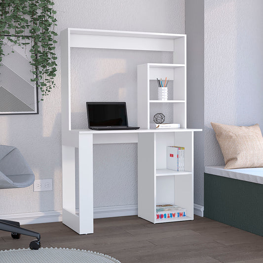 Maine Desk With Hutch and  Shelves