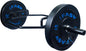 Hex Bar Weights Set Trap Bar Olympic Bumper 45lb Weight Plates Set for Deadlift Weightlifting Bodybuilding - 2 Inch Hexagon Trap Bar with Weights for Exercise & Fitness Home Gyms