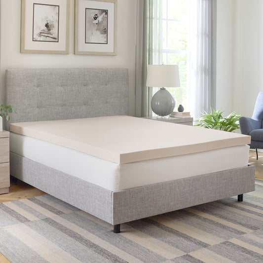 3-Inch Copper Infused Memory Foam Mattress Topper - Twin