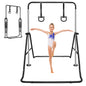 Black Multi-Functional Adjustable Height Children's Horizontal Gymnastic Bar With Bear Rings