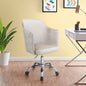 Champagne and Chrome Swivel Office Chair
