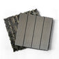 Wood Plastic Composite Deck Tiles Set of 20pcs, Composite Decking Resist Rust, Water, Weather, Indoor&Outdoor, Easy to DIY & Maintain, Ideal for Patios, Balconies, Rooftops, Decks, 12x12in Dark Grey