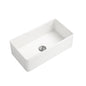 White Farmhouse Sink Deep Apron Sink Undermount Farmhouse Kitchen Sink Single Farm Sink