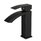Black Bathroom Faucet, Brushed Black  Faucet for Bathroom Sink, Black Single Hole Bathroom Faucet Modern Single Handle Vanity Basin Faucet