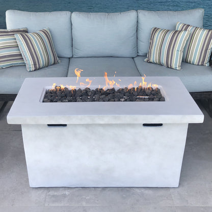 25' H x 42' W Fiber Reinforced Concrete Propane Outdoor Fire Pit Table