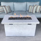 25' H x 42' W Fiber Reinforced Concrete Propane Outdoor Fire Pit Table