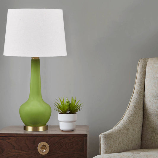 Ceramic Genie Table Lamp Green See below