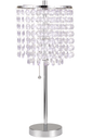 19'H CHROME CRYSTAL INSPIRED PULL TABLE LAMP (1PC/CTN) (0.43/4.22)