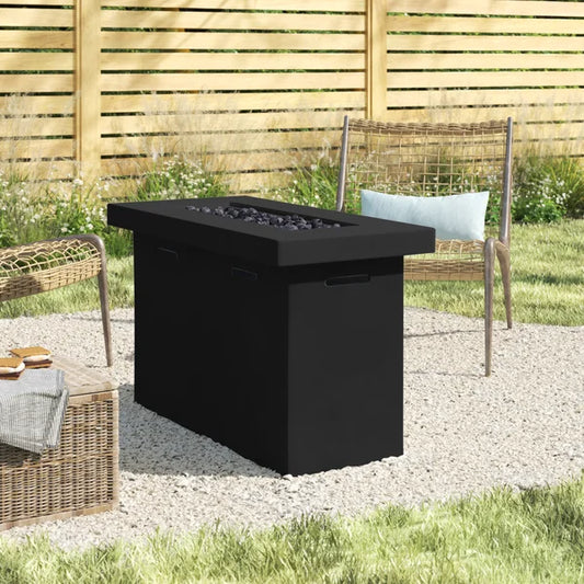 25' H x 42' W Fiber Reinforced Concrete Propane Outdoor Fire Pit Table